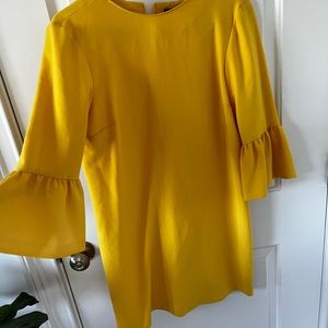 Yellow Zara dress
